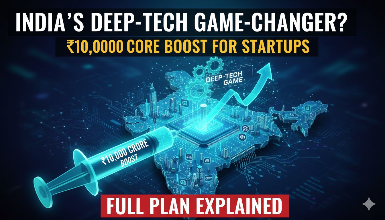 स्टार्टअप इंडिया फंड ऑफ फंड्स 2.0 के तहत ₹10,000 करोड़ का कोष, डीप-टेक स्टार्टअप्स को बूस्ट
